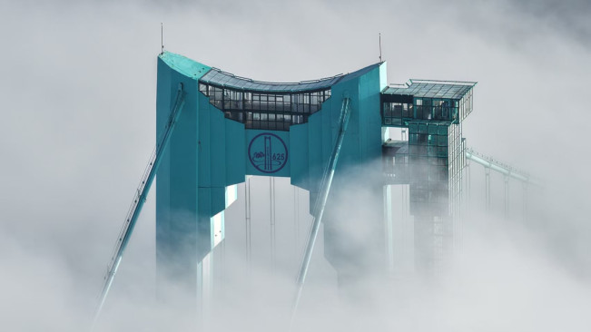 Huajiang Grand Canyon Bridge di China. [X CGTN]